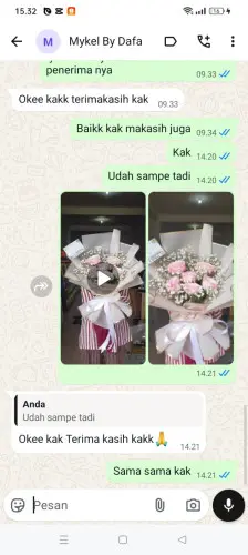 Testimonial Buket Bunga malakasari
