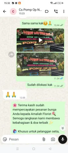 Testimonial Papan Bunga malakasari