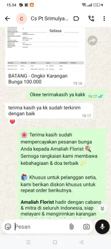 Testimonial Papan Bunga malakasari