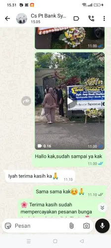 Testimonial Papan Bunga malakasari